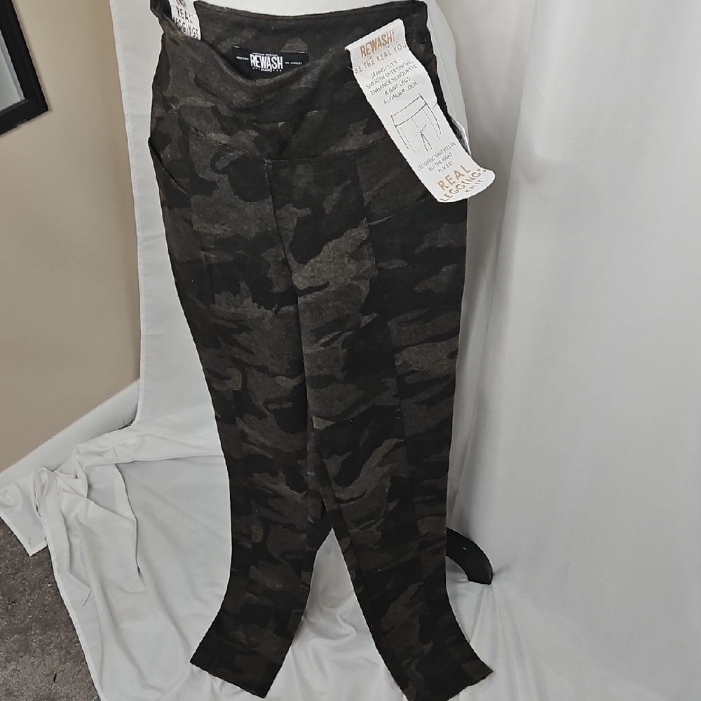Rewash Dark Camouflage Trousers